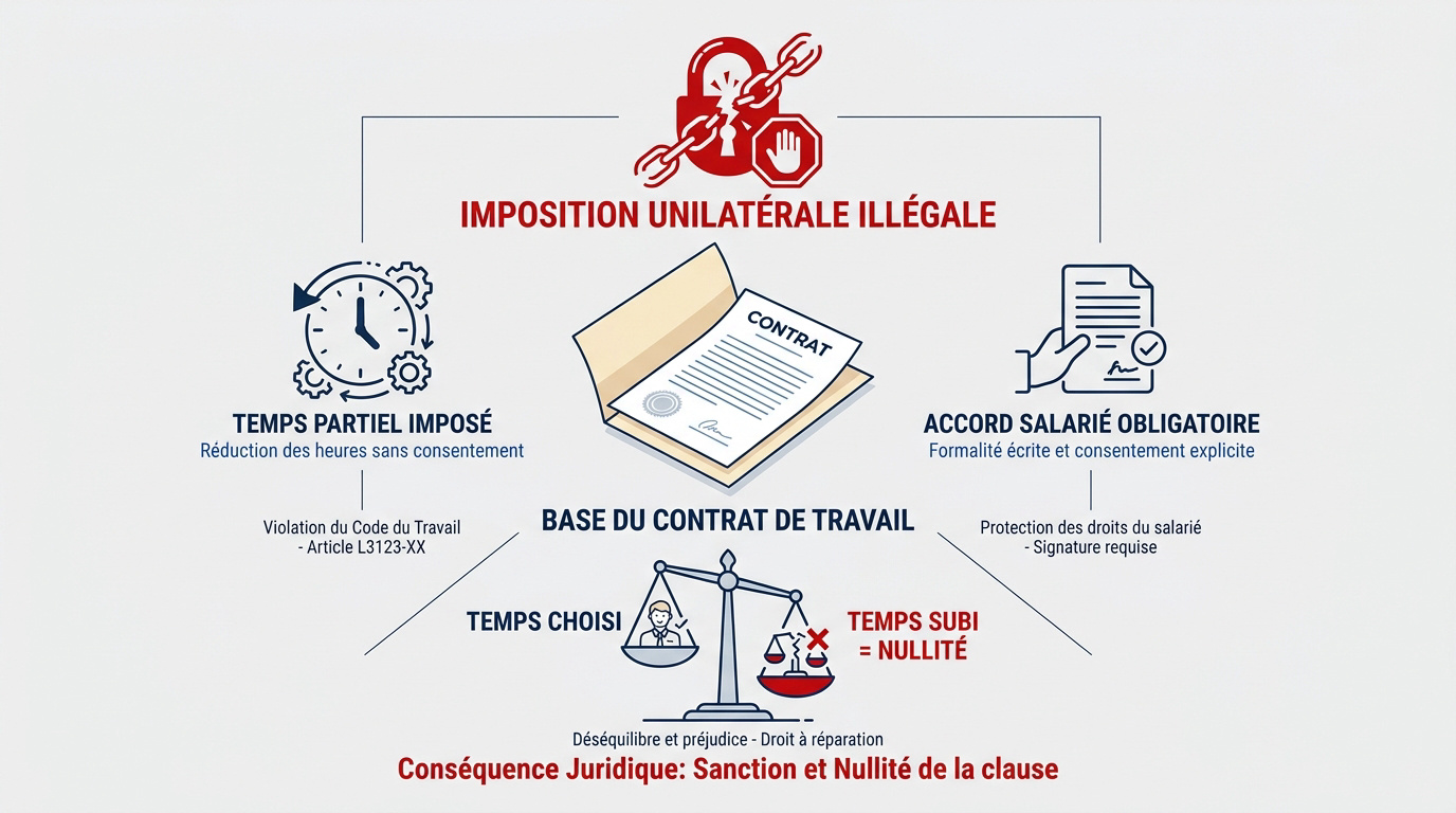 Refus légal d'un passage à temps partiel imposé par l'employeur